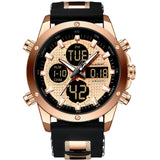 Mens Watches Top Brand Luxury Chronograph Gold Men