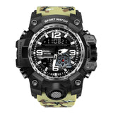GOODWEEK Men Sport Watch Camouflage Military Waterproof Army Watch