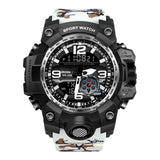 GOODWEEK Men Sport Watch Camouflage Military Waterproof Army Watch