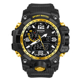 GOODWEEK Man Sport Watch Military Army Waterproof Digital Quartz Watch For Men