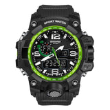 GOODWEEK Man Sport Watch Military Army Waterproof Digital Quartz Watch For Men