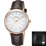 Fantor Men Watch 2019 Fashion Brand Luxury Casual Leather Quartz Mens