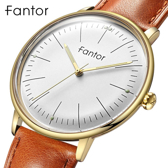 Fantor Brand Men Watch Simple Dial with Luminous Hand Mens