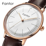 Fantor Brand Men Watch Simple Dial with Luminous Hand Mens