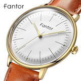 Fantor Brand Men Watch Simple Dial with Luminous Hand Mens