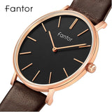 Fantor Ultra Thin Minimalist Watch Men