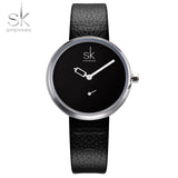 SHENGKE Luxury Quartz Women Watches Brand Fashion Ladies Leather Watch